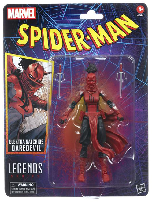 Elektra Natchios Daredevil 6-Inch Scale | Marvel Legends Retro Collection | Daredevil: Woman Without Fear