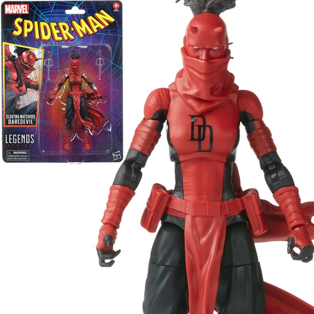 Elektra Natchios Daredevil 6-Inch Scale | Marvel Legends Retro Collection | Daredevil: Woman Without Fear