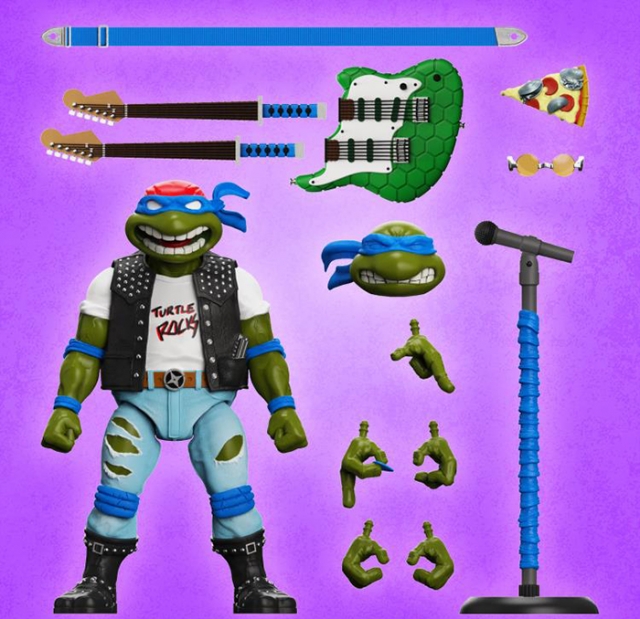 Classic Rocker Leo 7-inch Scale | Teenage Mutant Ninja Turtles Ultimates | Super7