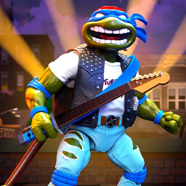 Classic Rocker Leo 7-inch Scale | Teenage Mutant Ninja Turtles Ultimates | Super7