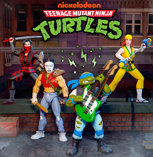 Classic Rocker Leo 7-inch Scale | Teenage Mutant Ninja Turtles Ultimates | Super7