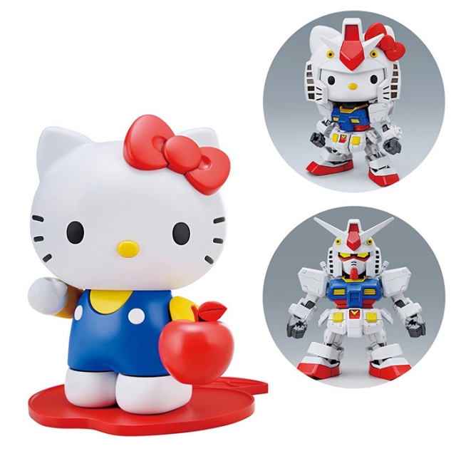 RX-78-2 Gundam and Hello Kitty SD Gundam EX-Standard Model Kit | Mobile Suit Gundam | Bandai Spirits