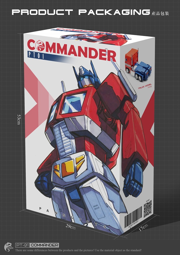 PT-01 Commander Oversized Version | Pangu Toys