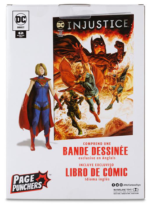 Supergirl 7-inch Scale with Injustice 2 Comic Book | Page Punchers | McFarlane Toys