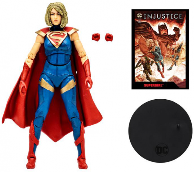 Supergirl 7-inch Scale with Injustice 2 Comic Book | Page Punchers | McFarlane Toys
