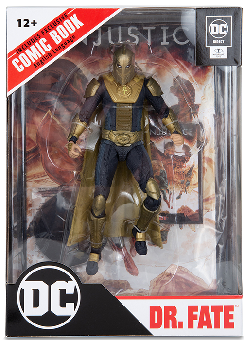 Dr. Fate 7-inch Scale with Injustice 2 Comic Book | Page Punchers | McFarlane Toys