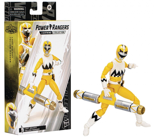 Yellow Ranger 6-inch Scale Lightning Collection | Power Rangers Lost Galaxy | Hasbro 