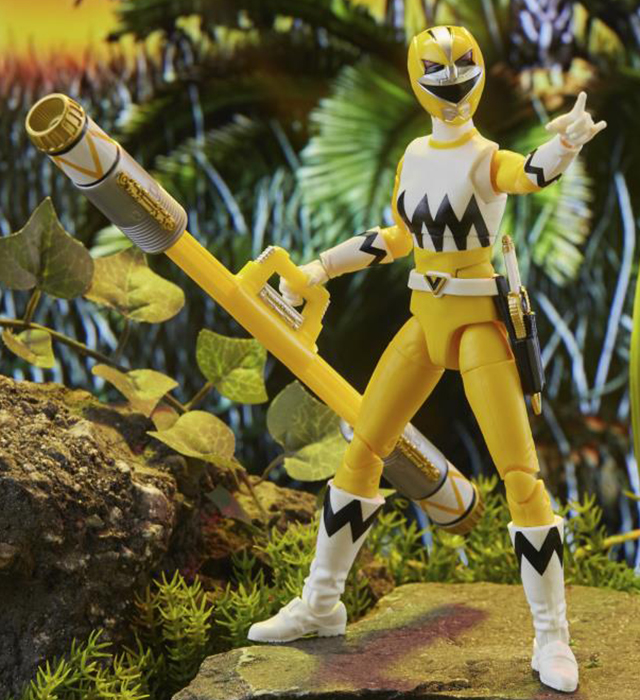 Yellow Ranger 6-inch Scale Lightning Collection | Power Rangers Lost Galaxy | Hasbro 