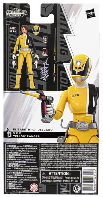 Yellow Ranger 6-inch Scale Lightning Collection | Power Rangers S.P.D. | Hasbro
