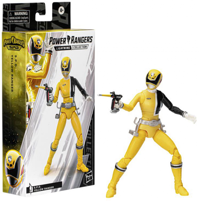 Yellow Ranger 6-inch Scale Lightning Collection | Power Rangers S.P.D. | Hasbro
