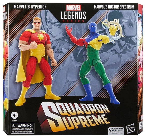 Squadron Supreme Marvel's Hyperion and Marvel's Doctor Spectrum 6-Inch Scale Two-pack | Marvel Legends