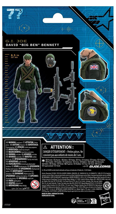 Nightforce David 'Big Ben' Bennett 6-Inch Scale | G.I. Joe Classified Series