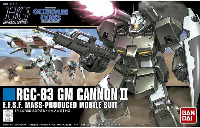 RGC-83 GM Cannon II 1/144 Scale HGUC Model Kit | Mobile Suit Gundam 0083: Stardust Memory | Bandai Spirits