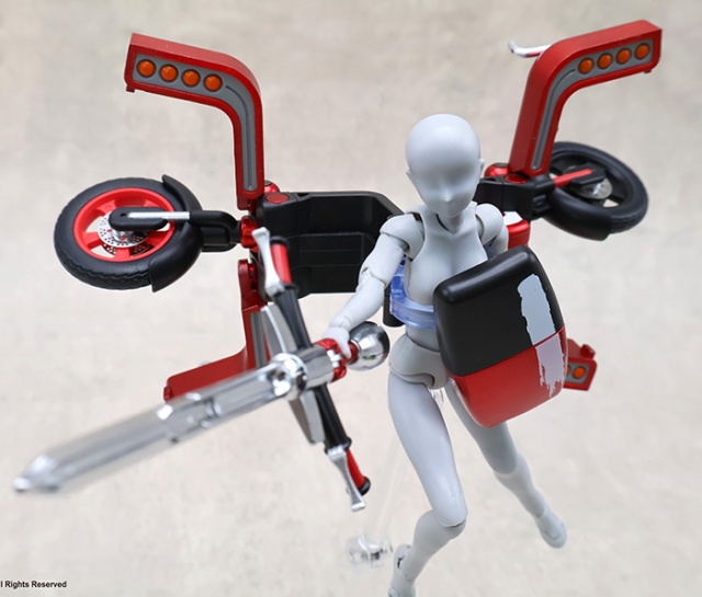 GB-01 Transformable Scooter Bike 1/12 Scale | Goddess of Delivery | Fext Hobby