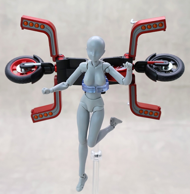 GB-01 Transformable Scooter Bike 1/12 Scale | Goddess of Delivery | Fext Hobby