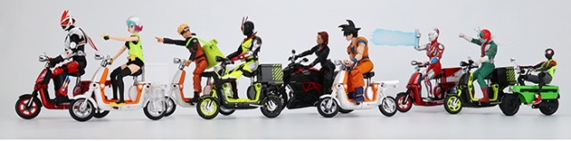 GB-02 Transformable Scooter Bike 1/12 Scale | Goddess of Delivery | Fext Hobby