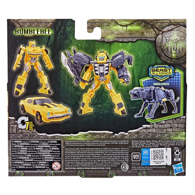 Bumblebee and Snarlsaber Beast Combiner 2-Pack | Beast Alliance | Transformers: Rise Of The Beasts