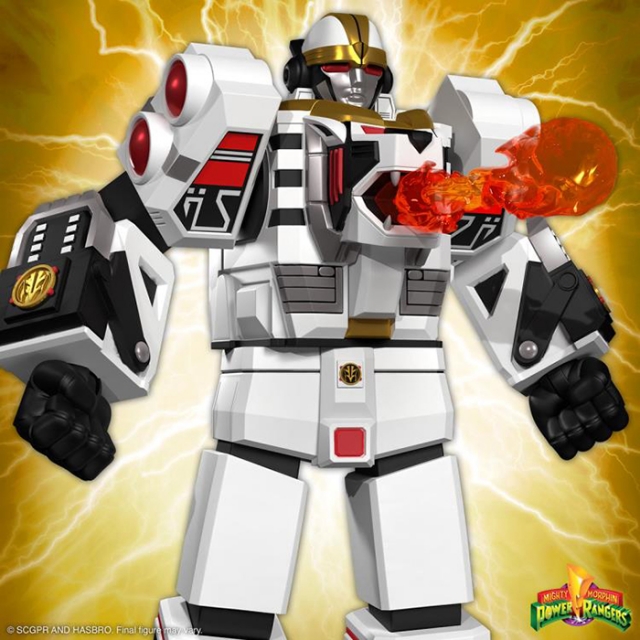 White Tigerzord (Warrior Mode) 7-inch Scale | Mighty Morphin Power Rangers Ultimates | Super7
