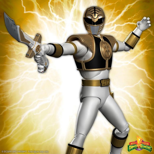 White Ranger 7-inch Scale | Mighty Morphin Power Rangers Ultimates | Super7