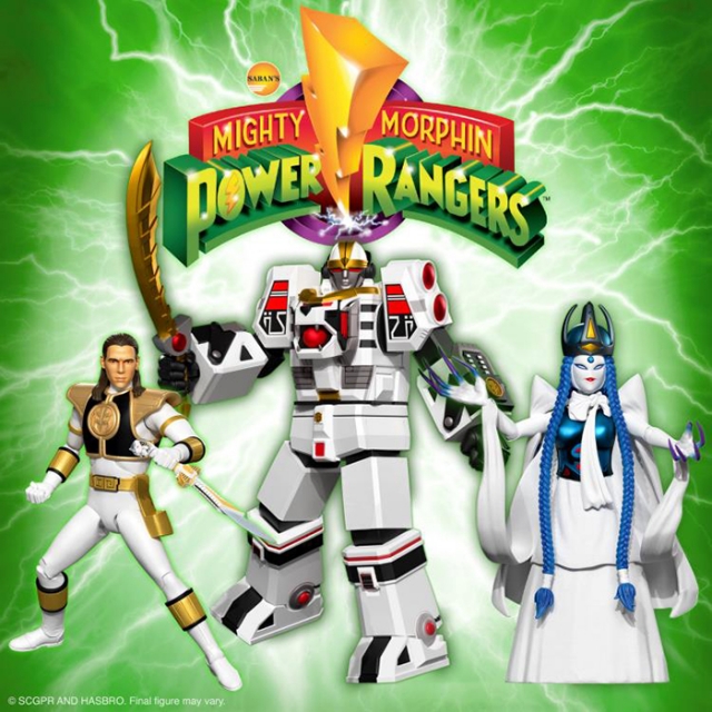 White Ranger 7-inch Scale | Mighty Morphin Power Rangers Ultimates | Super7
