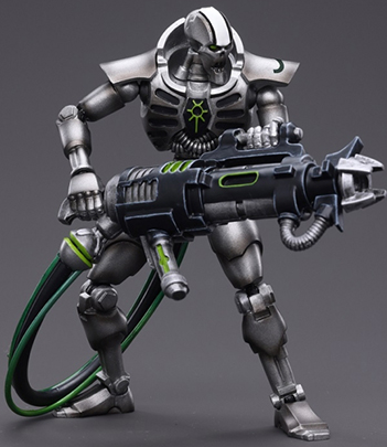Necrons Sautekh Dynasty Immortal with Tesla Carbine 1/18 Scale | Warhammer 40K | Joy Toy
