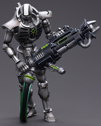 Necrons Sautekh Dynasty Immortal with Tesla Carbine 1/18 Scale | Warhammer 40K | Joy Toy