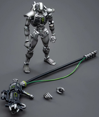 Necrons Sautekh Dynasty Immortal with Tesla Carbine 1/18 Scale | Warhammer 40K | Joy Toy