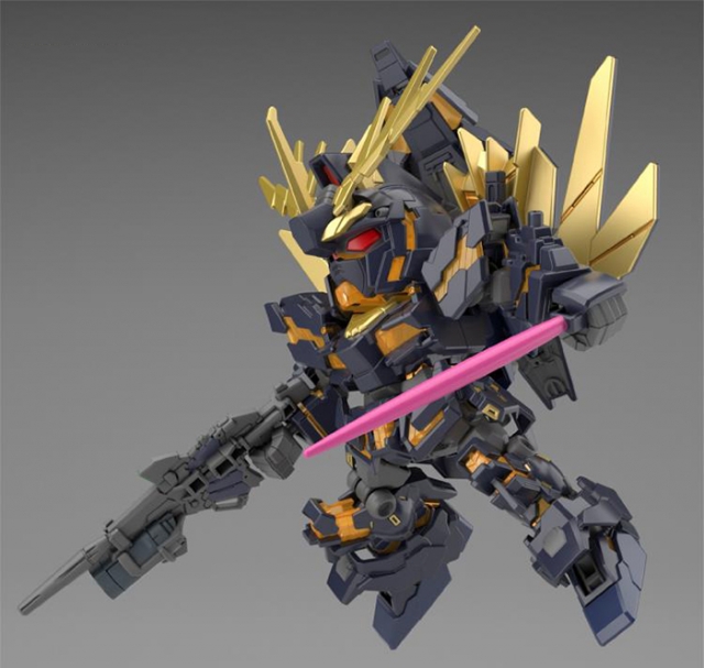 Unicorn Gundam Unit 2 Banshee Destroy Mode and Banshee Norn Parts Set SD Gundam Cross Silhouette Model Kit | Mobile Suit Gundam | Bandai Spirits