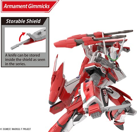 YF-29 Durandal Valkyrie Alto Saotome 1/100 Scale High Grade Model Kit | Macross Frontier | Bandai Spirits