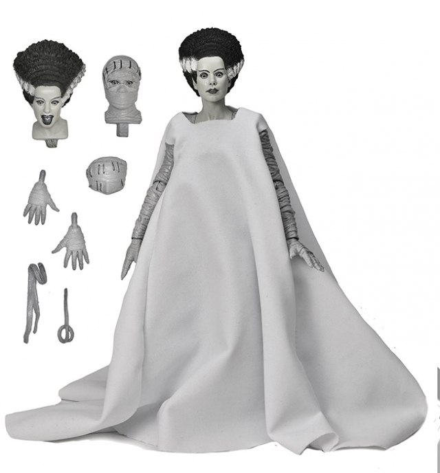 Bride of Frankenstein Black and White Version 7-inch Scale | Bride of Frankenstein (1935) | NECA