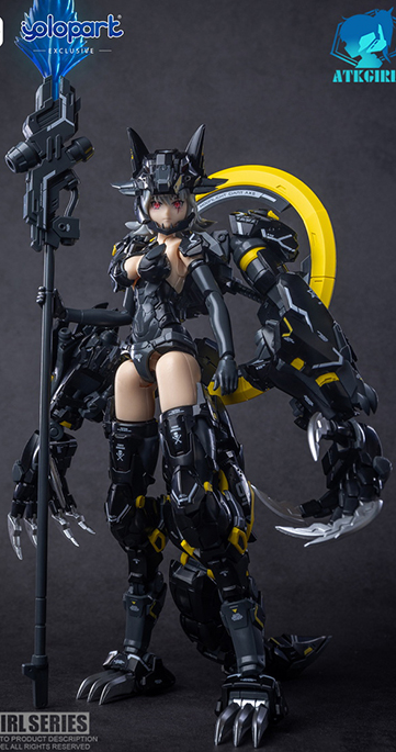 Fenrir Stealth Version 1/12 Scale Model Kit | A.T.K. Girl | E-Model