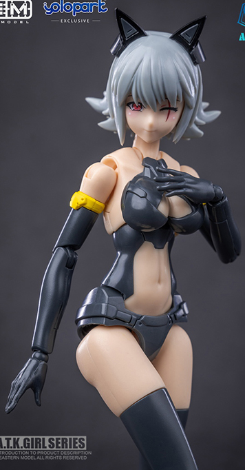 Fenrir Stealth Version 1/12 Scale Model Kit | A.T.K. Girl | E-Model