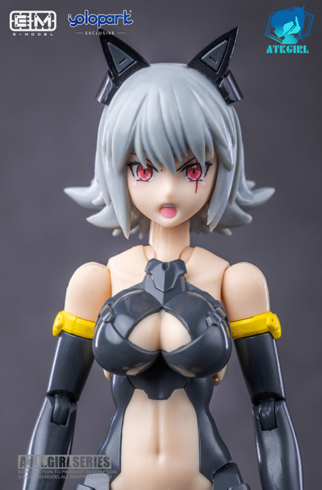 Fenrir Stealth Version 1/12 Scale Model Kit | A.T.K. Girl | E-Model