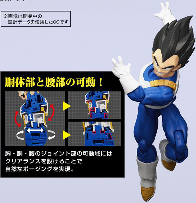 Vegeta New Spec Version Model Kit Figure-rise Standard | Dragon Ball Z | Bandai Spirits