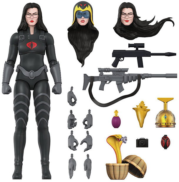 Baroness Black Suit Version 7-inch Scale | G.I. Joe Ultimates | Super7