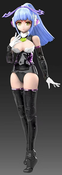 HP-005 Yukihime 1/12 Scale Plastic Model Kit | The Hunter's Poem | SUYATA