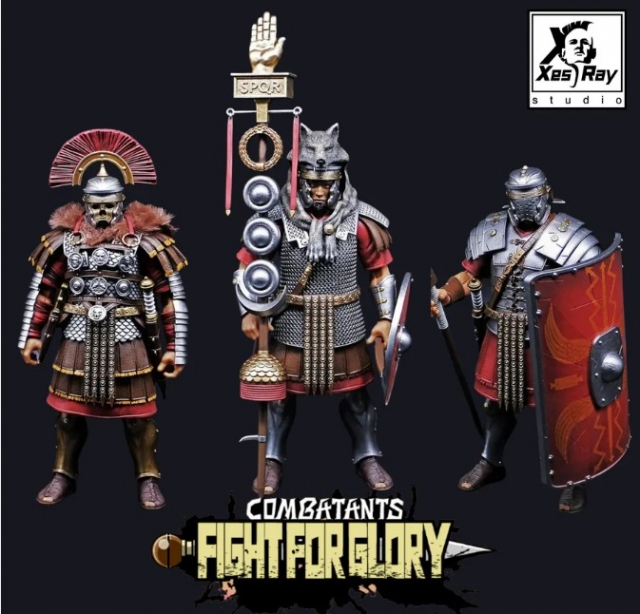 018 Roman Infantry 1/12 Scale Combatants | Fight For Glory | XesRay Studio