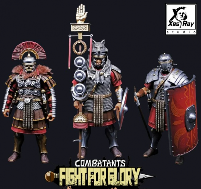 016 Marcus Centurion 1/12 Scale Combatants | Fight For Glory | XesRay Studio