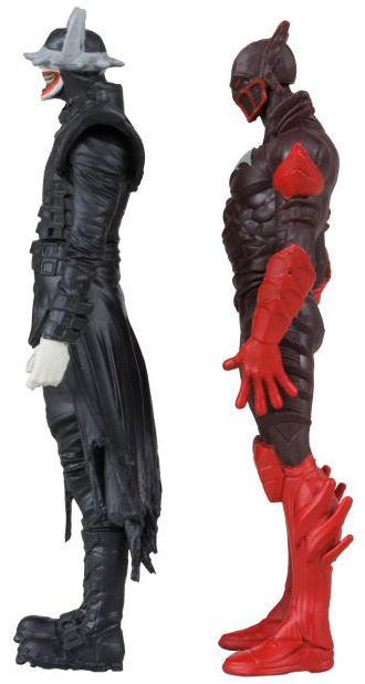 Batman Who Laughs and Red Death 3-inch Scale Two-Pack with Comic Book | Page Punchers | McFarlane Toys