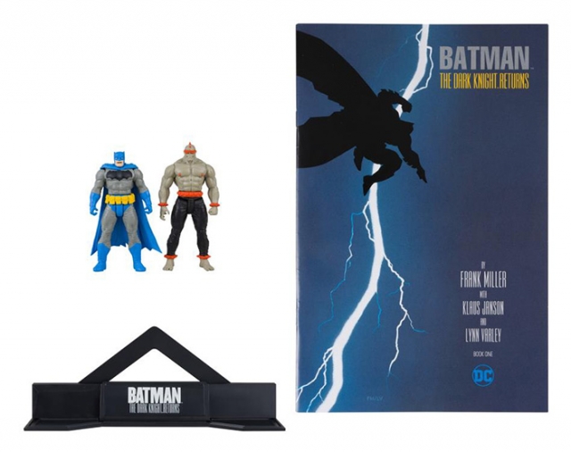 Batman and Mutant Leader 3-inch Scale Two-Pack with Comic Book | Page Punchers | McFarlane Toys
