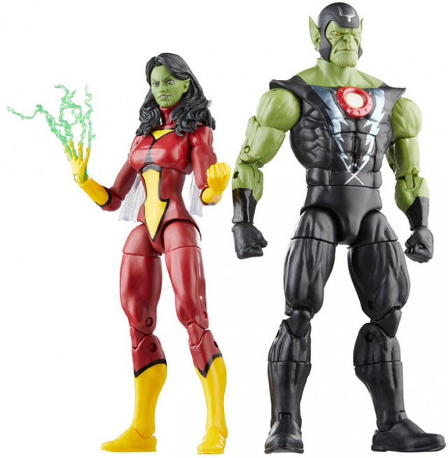 Skrull Queen and Super-Skrull 6-inch Scale Two-Pack | The Avengers | Marvel Legends 60th Anniversary