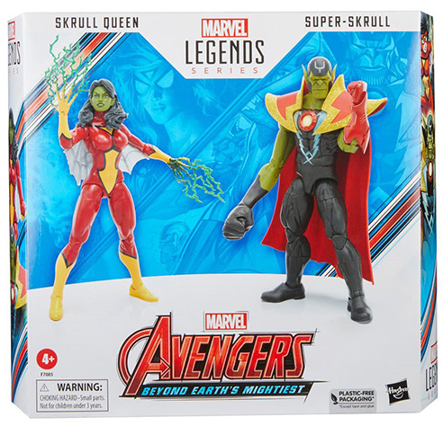Skrull Queen and Super-Skrull 6-inch Scale Two-Pack | The Avengers | Marvel Legends 60th Anniversary