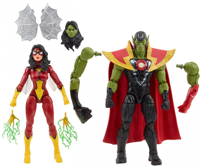 Skrull Queen and Super-Skrull 6-inch Scale Two-Pack | The Avengers | Marvel Legends 60th Anniversary