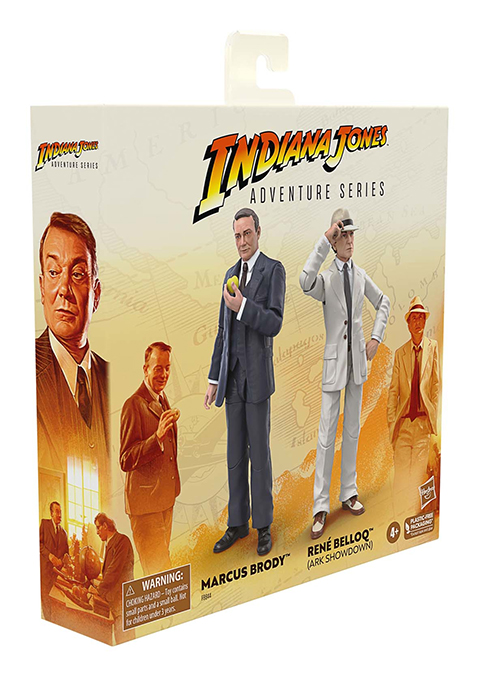 Marcus Brody and Rene Belloq 6-Inch Scale | Indiana Jones: Raiders of the Lost Ark | Adventure Series