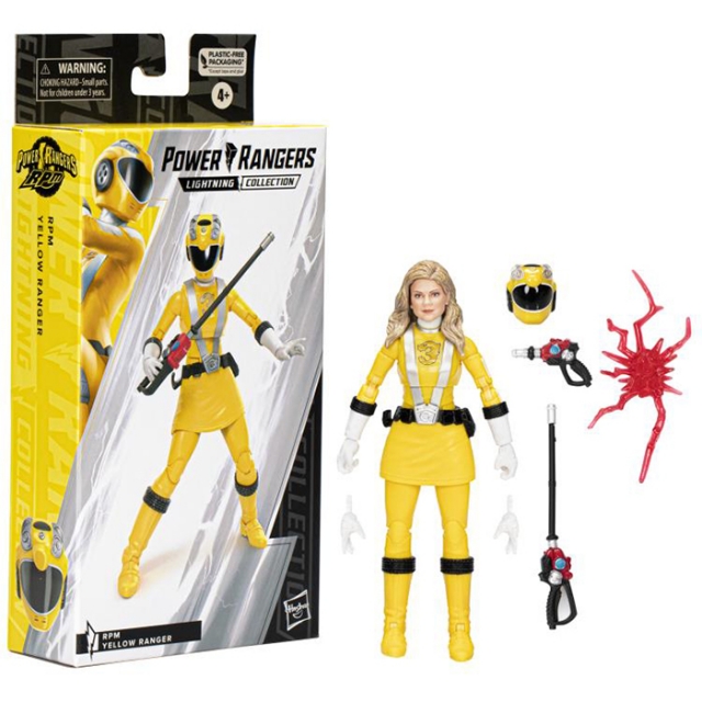 Yellow Ranger 6-inch Scale Lightning Collection | Power Rangers RPM | Hasbro