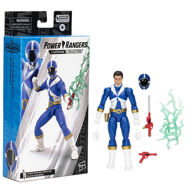 Blue Ranger 6-inch Scale Lightning Collection | Power Rangers Lightspeed Rescue | Hasbro