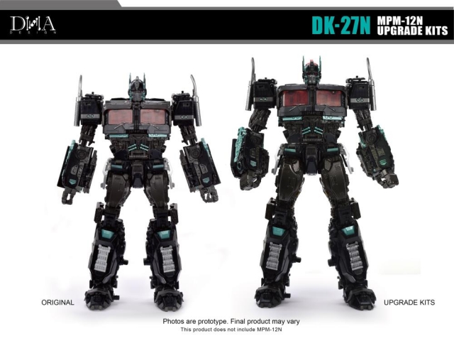 DK-27N Upgrade Kit for Transformers Masterpiece Movie Series MPM-12N | Dna Design | Upgrade Kit