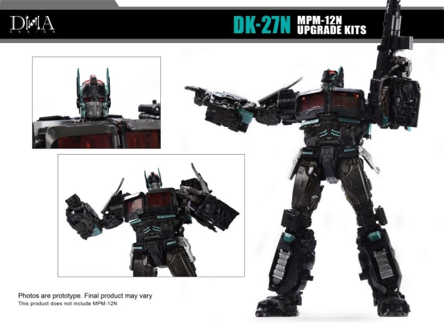 DK-27N Upgrade Kit for Transformers Masterpiece Movie Series MPM-12N | Dna Design | Upgrade Kit