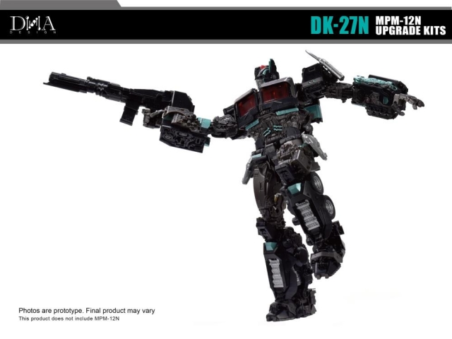 DK-27N Upgrade Kit for Transformers Masterpiece Movie Series MPM-12N | Dna Design | Upgrade Kit