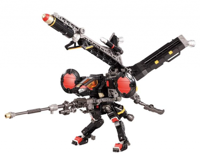 TM-15 Tactical Mover Hawk Versaulter Orbithopter Unit Dark Version | Diaclone Reboot